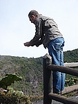 Michael photographing Irazu volcano