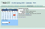 Documents and links can be attached to calendar events